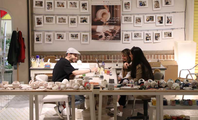 کارگاه های هم آموزی | Workshops - مبلمان هارمونی Workshop-ceramic1